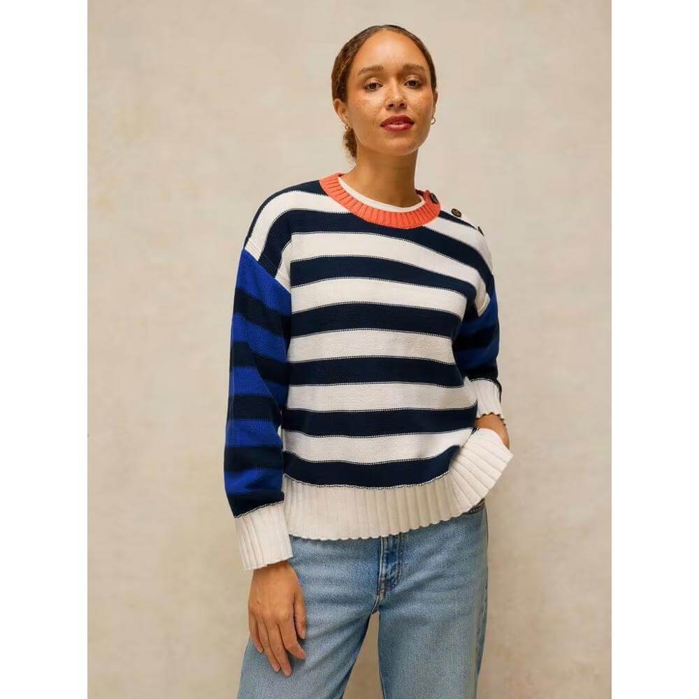 White Stuff Bea Button Jumper